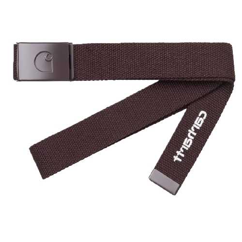 CARHARTT WIP C LOGO BELT Palisander White