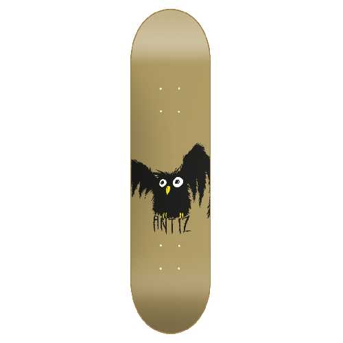 ANTIZ OWL GOLD KID DECK 7.25 x 29.5