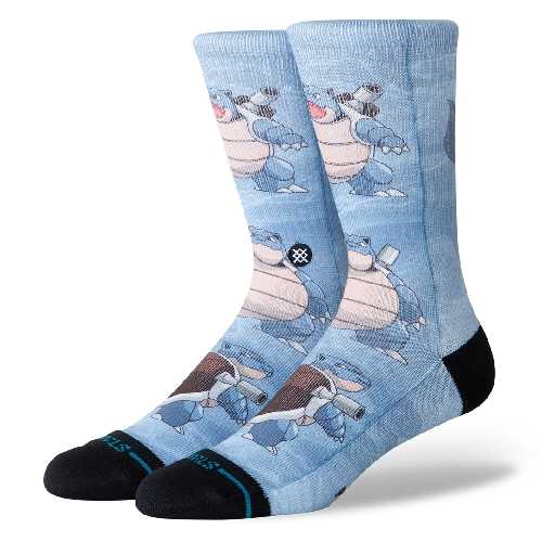 STANCE BLASTOISE AOP CREW SOCK Blue