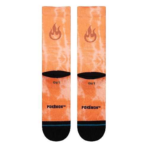 STANCE CHARIZARD AOP CREW SOCK Orange
