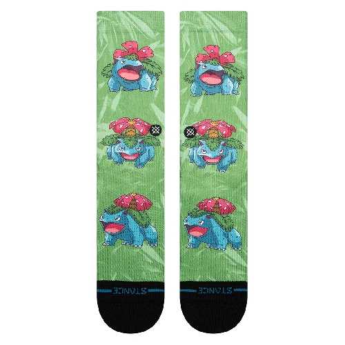 STANCE VENUSAUR AOP CREW SOCK Green