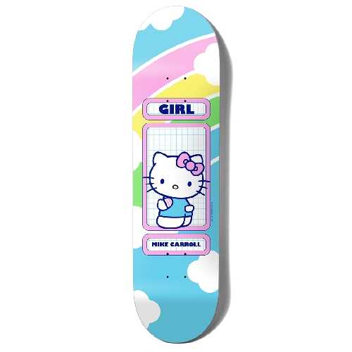 GIRL CARROLL HELLO KITTY RAINBOW DECK 8.5 X 32