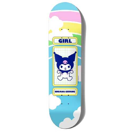 GIRL GEERING HELLO KITTY RAINBOW DECK 8 X 31.5