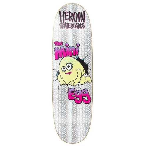 HEROIN MINI EGG HOLOGRAPHIC FOIL DECK 8.38 x 28.5