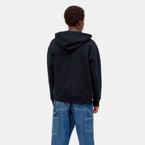 CARHARTT WIP HOODED CHASE JACKET Dark Navy / Gold