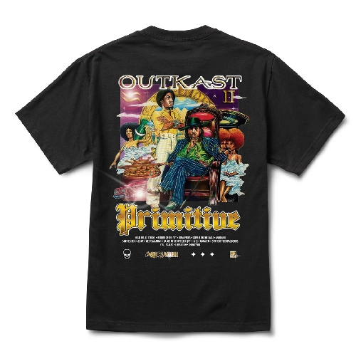 PRIMITIVE AQUEMINI TEE Black