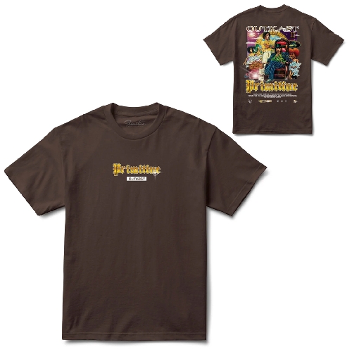 PRIMITIVE AQUEMINI TEE Brown