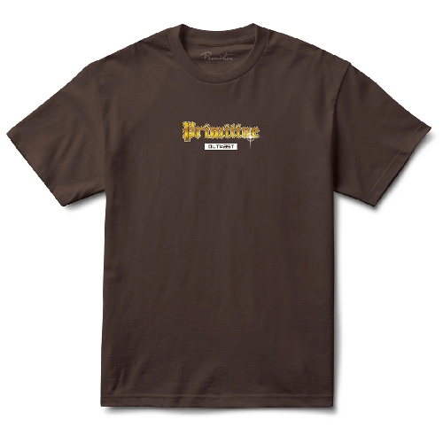 PRIMITIVE AQUEMINI TEE Brown