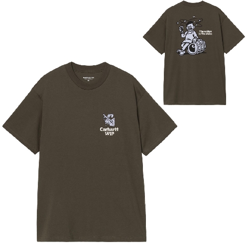 CARHARTT WIP GRAPE PICKER TSHIRT Cypress