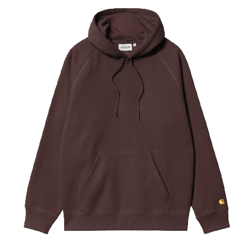 CARHARTT WIP HOODED CHASE SWEAT Palisander Gold