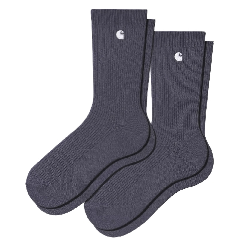 CARHARTT WIP MADISON PACK SOCKS Shady Purple White