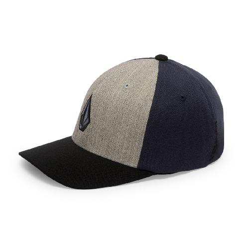 VOLCOM FULL STONE HTHR FLEXFIT HAT Storm Blue