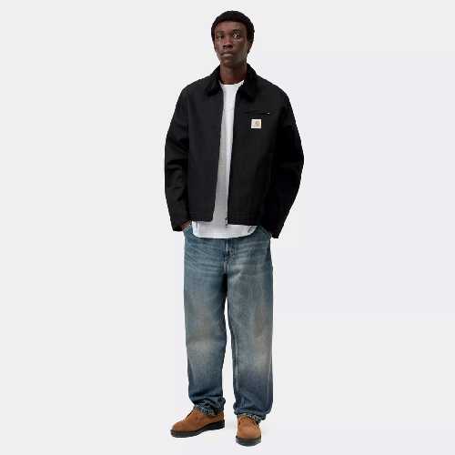 CARHARTT WIP DETROIT JACKET Black Black rigid CARHARTT WIP DETROIT JACKET Black Black rigid