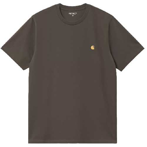 CARHARTT WIP CHASE TSHIRT Shungite Gold