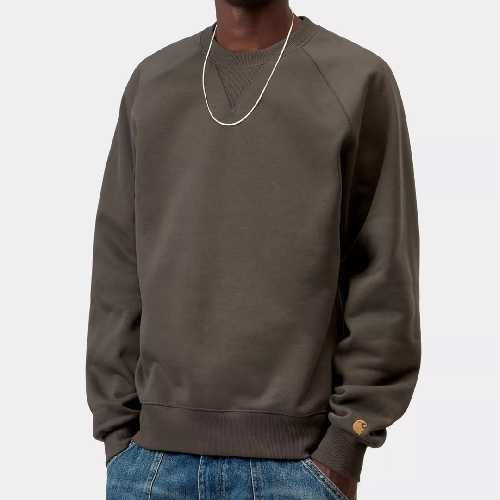 CARHARTT WIP CHASE SWEAT Shungite Gold