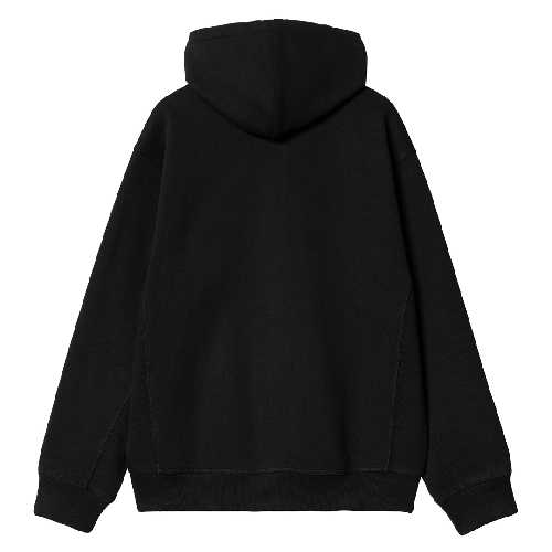CARHARTT WIP HOODED AMERICAN SCRIPT JACKET Black