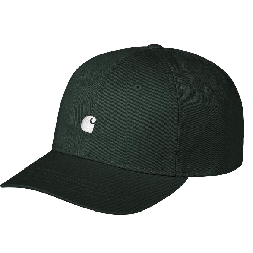 CARHARTT WIP MADISON LOGO CAP Dark Scarab White