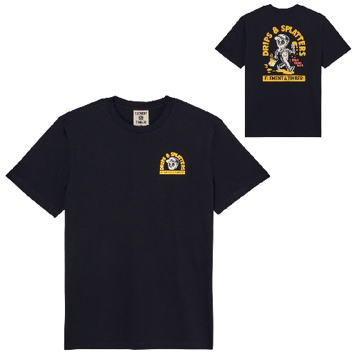 ELEMENT TIMBER DRIPS SS TEE Flint Black