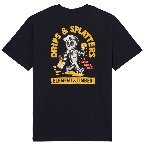 ELEMENT TIMBER DRIPS SS TEE Flint Black