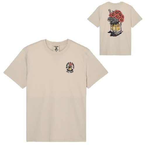 ELEMENT TIMBER FLOWER POT SS TEE oat milk
