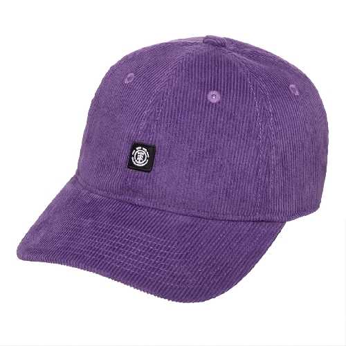 ELEMENT ICON DAD CAP CORDUROY gentian violet