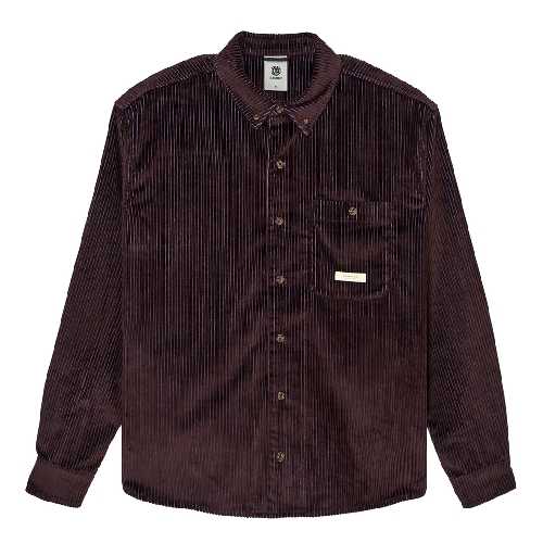 ELEMENT RELAX BI COLOR CORD LS SHIRT java