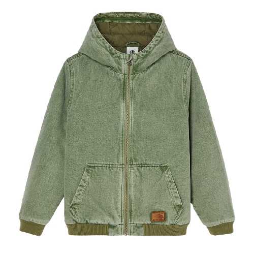ELEMENT DULCEY DENIM COLOR YOUTH JACKET deep forest
