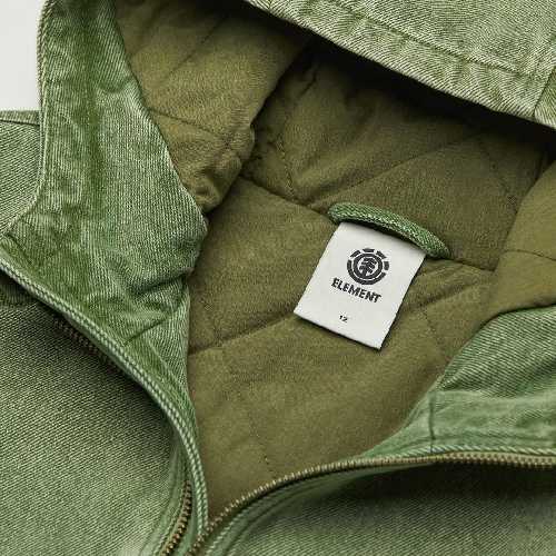 ELEMENT DULCEY DENIM COLOR YOUTH JACKET deep forest