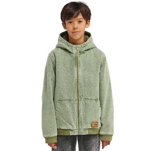 ELEMENT DULCEY DENIM COLOR YOUTH JACKET deep forest