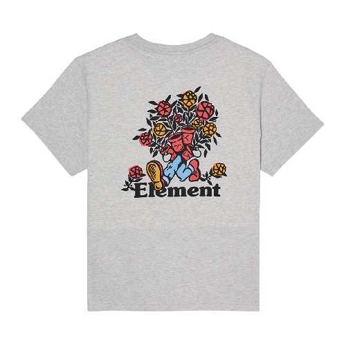ELEMENT HANDS FULL SS YOUTH TEE mid grey heather