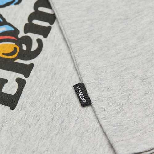 ELEMENT HANDS FULL SS YOUTH TEE mid grey heather
