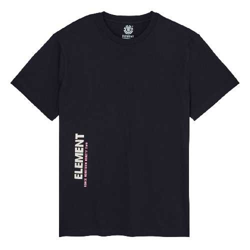 ELEMENT THROW UP SS TEE flint black
