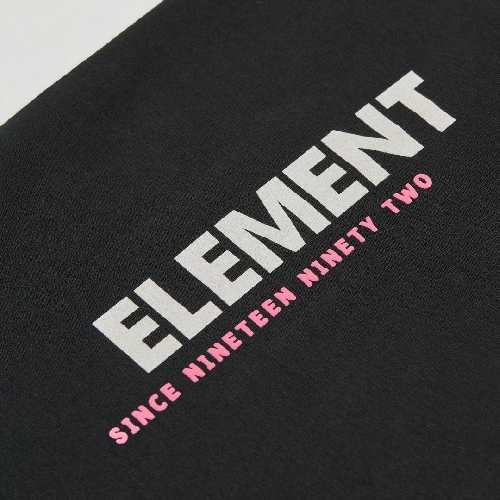 ELEMENT THROW UP SS TEE flint black