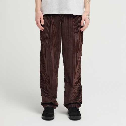 ELEMENT BIG PLEATED BI COLOR CORDUROY PANT java