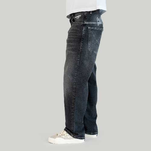 HOMEBOY X TRA BAGGY OUTLINES DENIM Vintage black