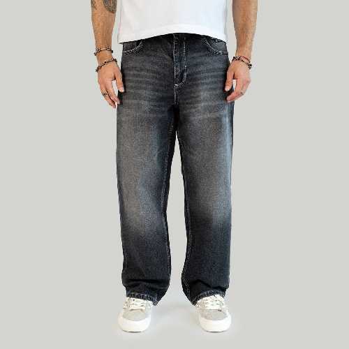 HOMEBOY X TRA BAGGY OUTLINES DENIM Vintage black