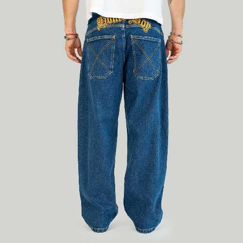 HOMEBOY X TRA MONSTER 3D GOTHIC Washed blue HOMEBOY X TRA MONSTER 3D GOTHIC Washed blue