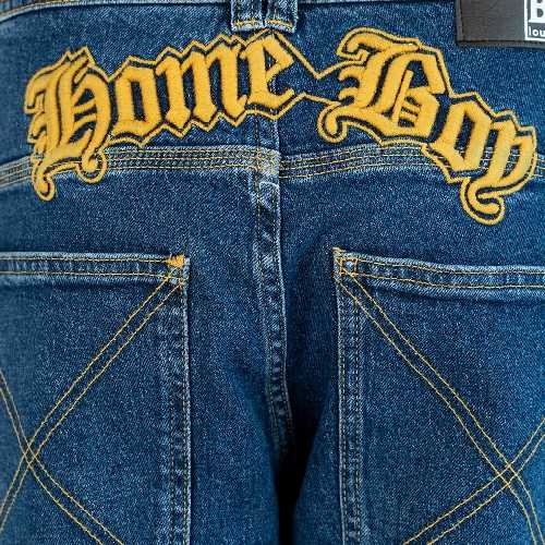 HOMEBOY X TRA MONSTER 3D GOTHIC Washed blue HOMEBOY X TRA MONSTER 3D GOTHIC Washed blue