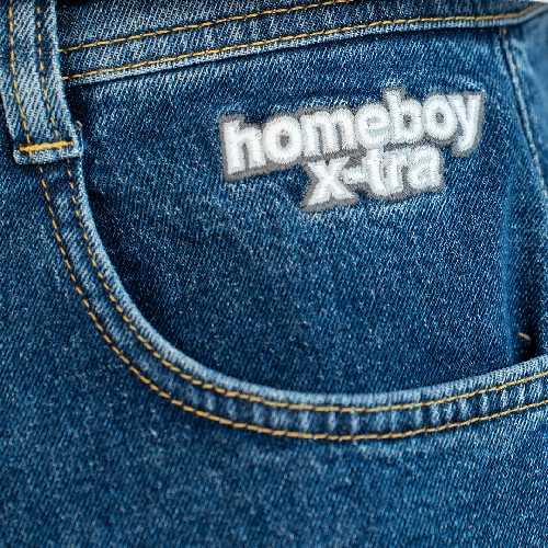 HOMEBOY X TRA MONSTER 3D GOTHIC Washed blue HOMEBOY X TRA MONSTER 3D GOTHIC Washed blue