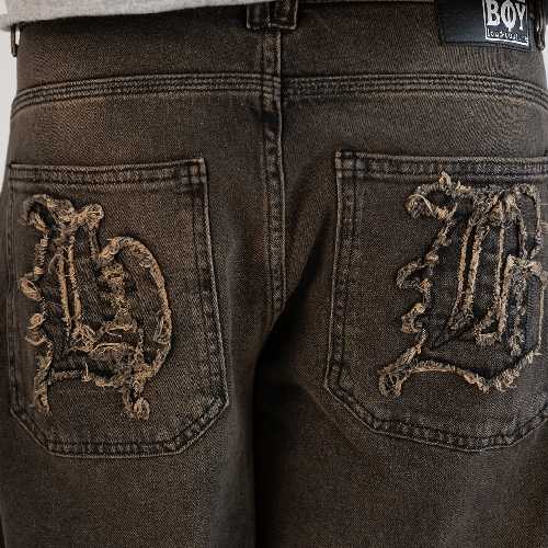 HOMEBOY X TRA MONSTER GOTHIC II DENIM Dirty black