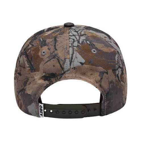 OBEY DELTA 5 PANEL SNAPBACK Fence camo multi