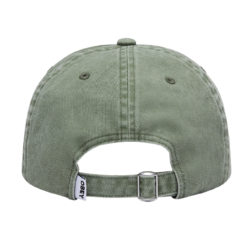 OBEY BOLD 6 PANEL STRAPBACK Pigment olive multi