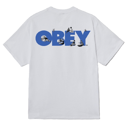 OBEY PICNIC TEE White