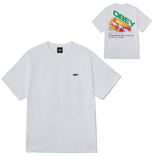 OBEY RAZOR TEE White