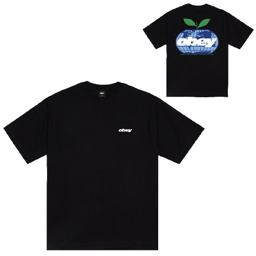 OBEY INTERCONTINENTAL TEE Black