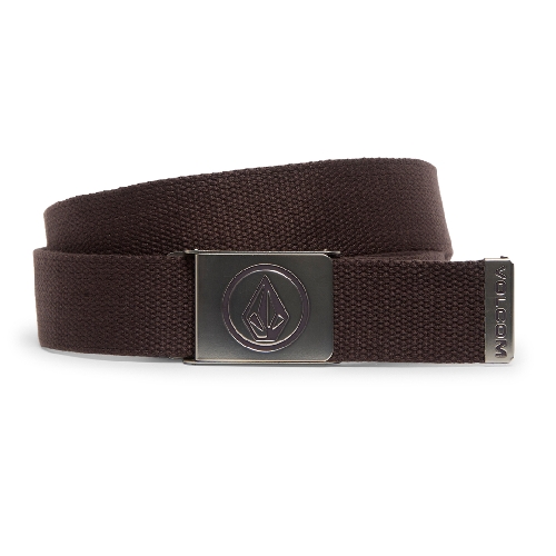 VOLCOM CIRCLE WEB BELT Raisin