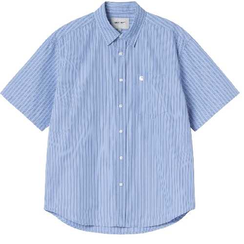 CARHARTT WIP KEENE SHIRT Keene Stripe Curacao