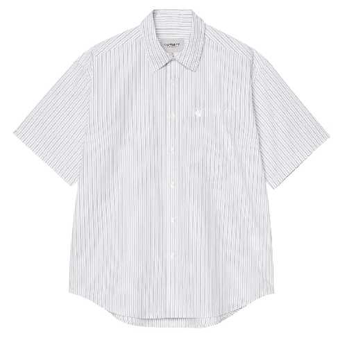 CARHARTT WIP KEENE SHIRT Keene Stripe White