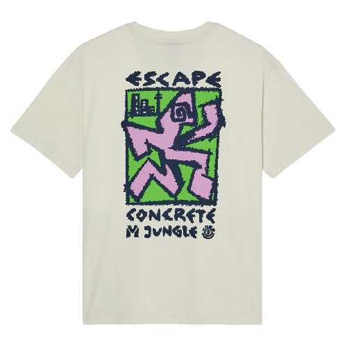 ELEMENT MXE ESCAPE SS TEE foggy dew