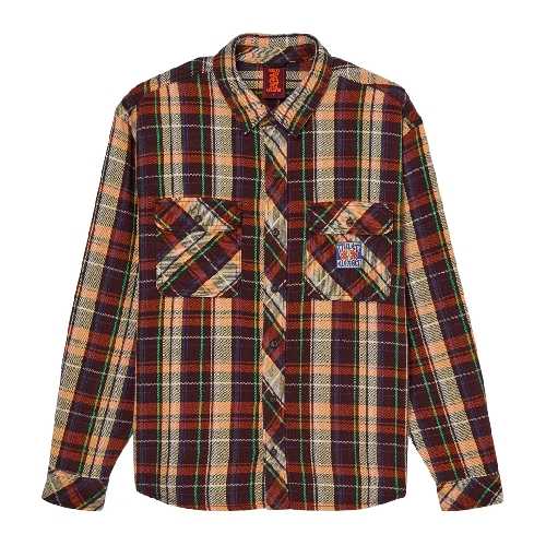ELEMENT MXE FLANEL SHIRT flame hueco plaid